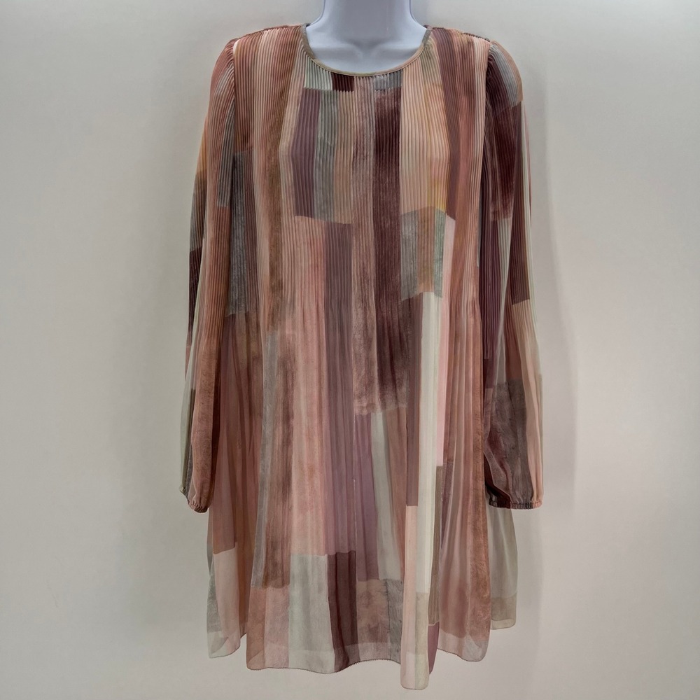 Aritzia Wilfred Size Small Elba Mini Dress in Heirloom Pink Sage Frost
